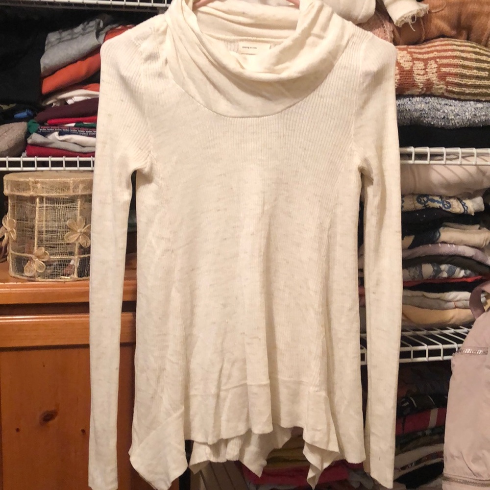 Anthropologie sleeping on snow blouse medium